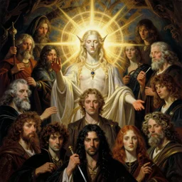 an occult and esoteric portrait of aleister crowley by wayne barlowe, by gustav moreau, by goward, by gaston bussiere, by roberto ferri, by waterhouse, by santiago caruso, by luis ricardo falero, by austin osman spare, ( ( ( ( occult art ) ) ) ) saturno butto