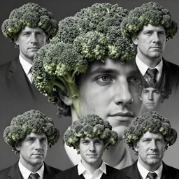 famous u. s. presidents with broccoli hair black and white photos, highly detailed and intricate, sharp focus, photography, unreal engine, trending on artstation, photorealistic, octane, hyper detailed, trending on deviantart,