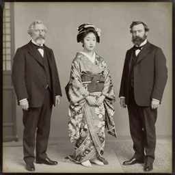 early 1 9 0 0 s potograph of a maiko, daguerrotype, victorian, by robert adamson and david octavious hill and carl curman, masterpiece