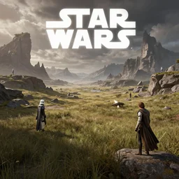 star wars landscapes, 8 k uhd, unreal engine, octane render in the artstyle of finnian macmanus, john park and greg rutkowski