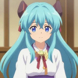 aqua from konosuba, by wlop