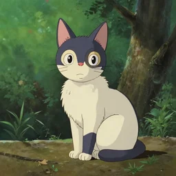 cat by hayao miyazaki i