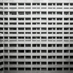 a building filled with repeating features, liminal space, liminal,