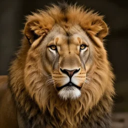 portrait of a lion in the style of wayne barlowe, gustav moreau, goward, bussiere, roberto ferri, santiago caruso, luis ricardo falero, austin osman spare
