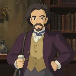 louis pasteur in a studio ghibli movie