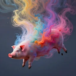 color pigments spread out in air, dream, concept art, unreal 5, trending on artstation