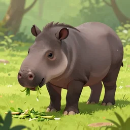 A tapir eating dreams. Trending on Artstation.