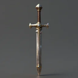Fantasy Weapon, Medieval style, Digital Art, 4k