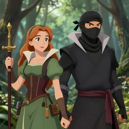 brother grimms fairytale ninja digital art, irina french, heraldo ortega, mandy jurgens trending on artstation 8 k 1 5 0 mpx