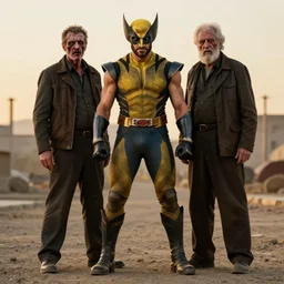 wolverine, zombie, butcher, full body shot by yousuf karsh, golden hour, realistic, body shot, sharp focus, 8 k high definition, insanely detailed, intricate, elegant