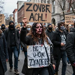 zombie protesters of 2 0 2 0