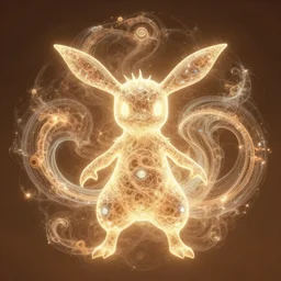 ( ghost pokemon fractal ) creature creature in a alaska, warm tones, bioluminescent bioluminescent translucent translucent : by michal karcz, daniel merriam, victo ngai and guillermo del toro : ornate, dynamic, particulate, intricate, elegant, highly detailed, centered, artstation, smooth, sharp focus, octane render, 3 d