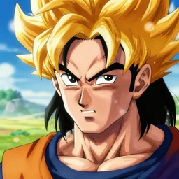 michael jackson!!!! realistic dramatic !big face close up concept art  of michael jackson as a dragon ball Z super saiyan character, beautiful landscape bokeh , 4k anime character illustration by akira toriyama, artstation