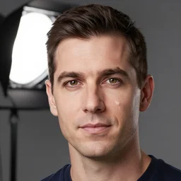 jerma 9 8 5, professional photography, headshot, close up, realistic, studio lighting