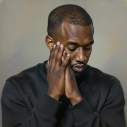 kanye west | renaissance | oil painting | highly detailed | emotional