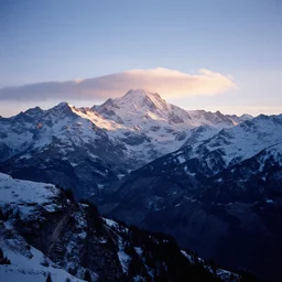 landscape photography, switzerland mountains, cold lighting, morning hour, mountains, clouds, beautiful, kodachrome, 4 k, hd