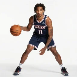 Joey Badass as a basketball player in the NBA, photo