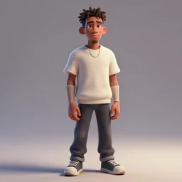 full body character of tyler the creator, trending on artstation, digital painting, pixar, kwas, 8 k, hd, dof, volumetric lighting, subsurface scattering, octane render,