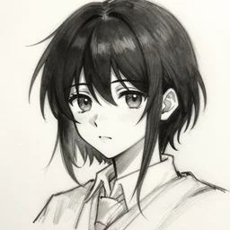 digital sketch anime