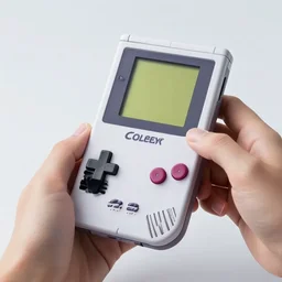 a gameboy smartphone, product placement, professional photo