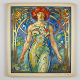 my guy fieri art nouveau 1 9 0 0 s photograph kodak ektar 1 9 0 0 s photograph radiant colourful detailed painting holographic oil on canvas thomas kinkade