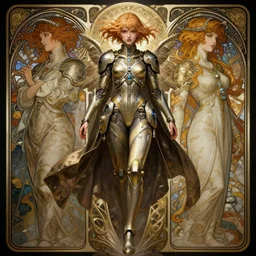 portrait of a scifi woman, full body, anime!!, fantasy, ultra detailed, symmetry, intricate, dynamic lighting, hyperrealism, digital art, digital painting, artstation, wlop, sharp focus, illustration, art by artgerm and greg rutkowski and alphonse mucha 8 k