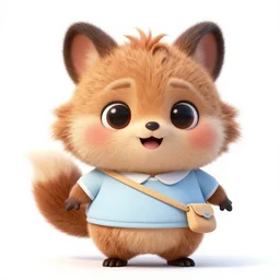 promotional art, very very very cute disney pixar chinchilla fluffy character wearing cute clothes, white background, iconic film character, detailed fur, concept artwork, 3 d render official art, promotional art, by artgerm, ilya kuvshinov katsuhiro villeneuve, jeremy lipkin and michael garmash and rob rey, disney pixar zootopia