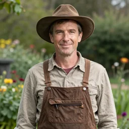 portrait photo still of real life woodsman from over the garden wall, played by a human actor in the new, live drama series