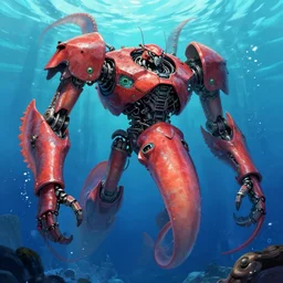 giant squid bot, from pacific rim