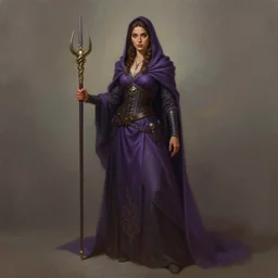 a beautiful digital painting art of a full body portrait of a female mage, artwork by ismail inceoglu, trending on artstation