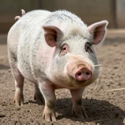 a large bearded pig farmer