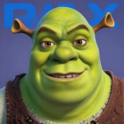 promotional image of Shrek in The Matrix (1999), detailed face, movie still, promotional image, imax 70 mm footage