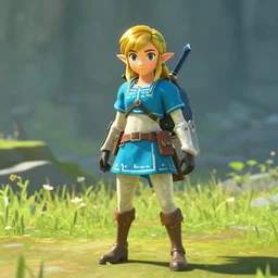 Samus in The Legend of Zelda: Breath of the Wild, screenshot