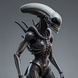winona ryder with xenomorph by h.r. giger, detailed, proportional, trending on art station, 4k