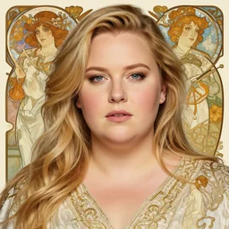 beautiful portrait of chonky kristen bell, soft features, by magali villeneuve and greg rutkowski and artgerm and alphonse mucha and jeremy lipkin and rob hay, intricate, elegant, highly detailed, photorealistic, trending on artstation, trending on cgsociety, 8 k, sharp focus