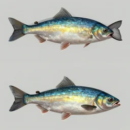 concept art of a fish by sergey klyuchnikov, artstation