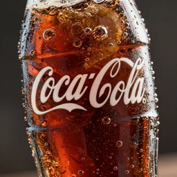 cinematic lighting, octane render, highly detailed, concept art, trending artstation, digital painting, shallow depth of field, illustration, photorealism, epic, gas bubbles in coca cola, vibrant colors