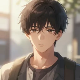 detailed beautiful male character art of a protagonist, depth of field, on amino, by sakimichan patreon, wlop, weibo high quality art on artstation, deviantart