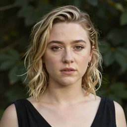 a portrait of florence pugh