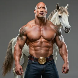 dwayne johnson as a centaur