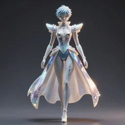 james jean, ilya kuvshinov isolated anime haute couture vinyl figure, artisan designer figure photography, glitter accents on figure, holographic undertones, expert human proportions, high detail, ethereal lighting, rim light, expert light effects on figure, sharp focus, dramatic composition and glowing effects unreal engine, octane, editorial awarded best character design