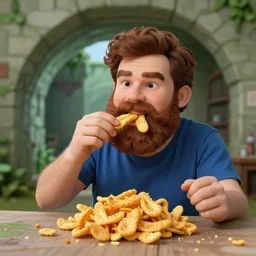 neckbeard eating cheetos playing world of world craft, carpel tunnel