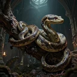 dire monastery boas and jacqin most beautiful abomination baleful facts dramatic lighting, 8k resolution,