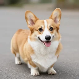 a cubed corgi