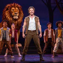 Ben Shapiro the Musical in the style of The Lion King on Broadway, production photos