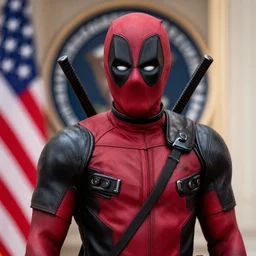 deadpool as the president of the united states