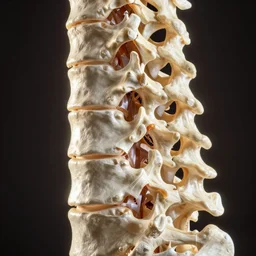 human cervical spine, the spinous process and laminae of the second cervical vertebra are removed