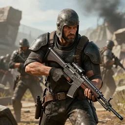 highly detailed war, 4 k, photorealistic, unreal 5