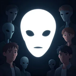 face icon stylized minimalist xenomorphs, loftis, cory behance hd by jesper ejsing, by rhads, makoto shinkai and lois van baarle, ilya kuvshinov, rossdraws global illumination