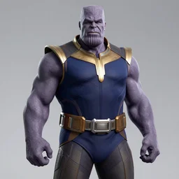 photo of thanos as a white man taken in studio lighting
